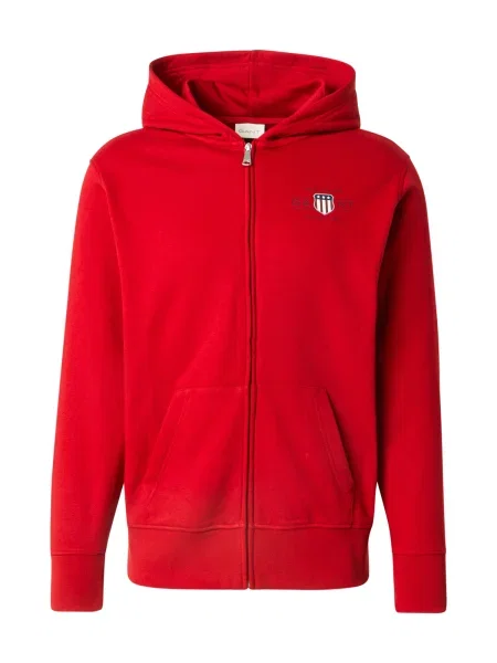 GANT Hanorac rubiniu / negru alb