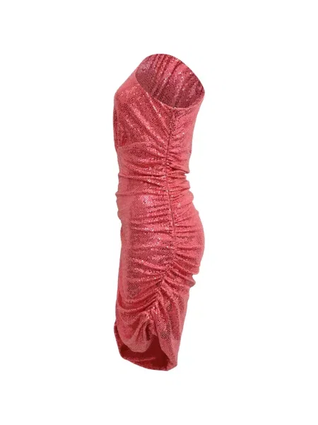 Rochie Alexandre Vauthier cu un umăr gol roz