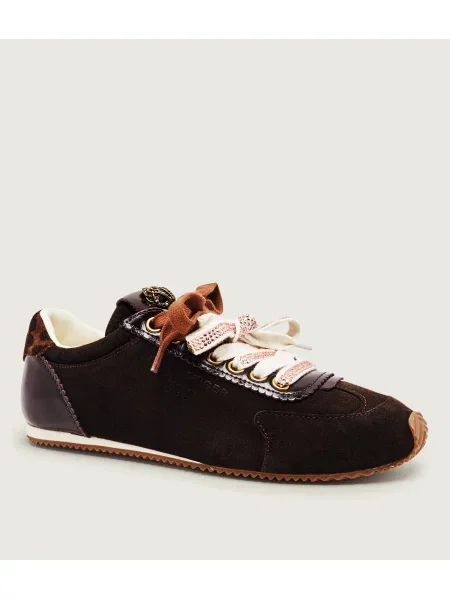 Kurt Geiger Sneakers Islington | piele întoarsă negru