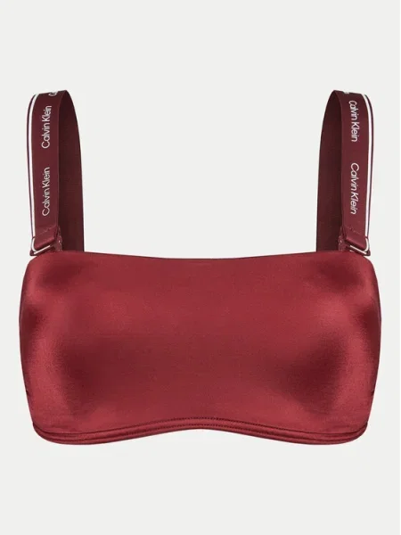 Calvin Klein Swimwear Горнище на бански бордо
