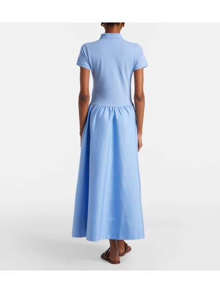 Rochie tip cămașă Polo Ralph Lauren albastru