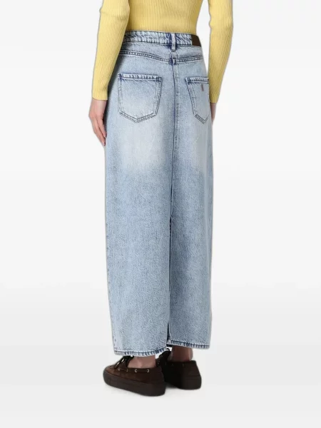 Lung fustă Armani Exchange albastru