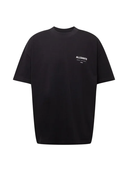 AllSaints Tricou Underground negru alb