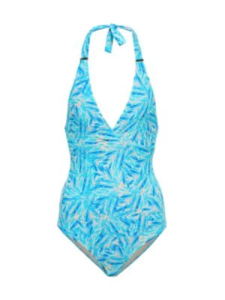 Costum de baie Melissa Odabash cu gât halter albastru