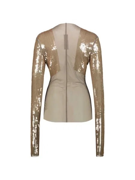 Top Rick Owens cu paiete lung