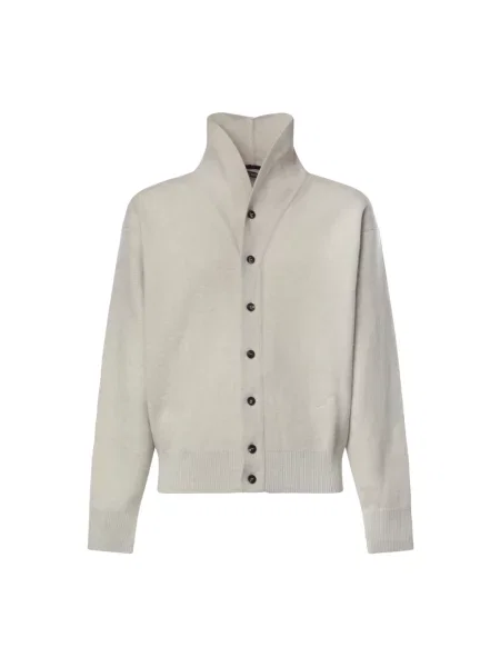 Kardigan Jacquemus wełniany beżowy