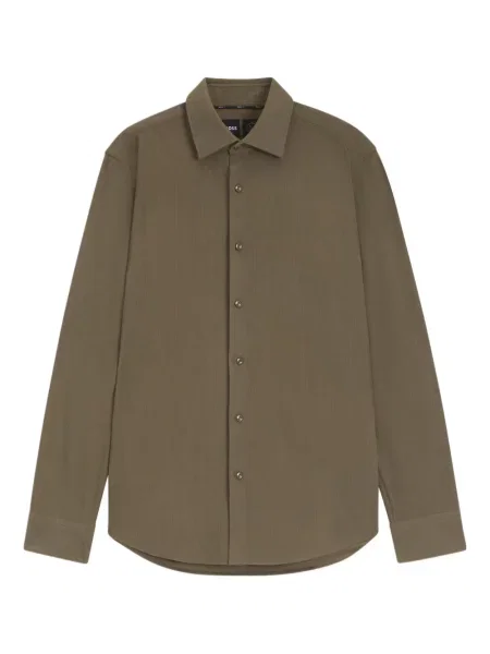 Cămașă Boss lungă maro