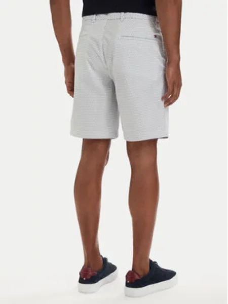 Tommy Hilfiger Kratke hlače iz tkanine Dover Print bela