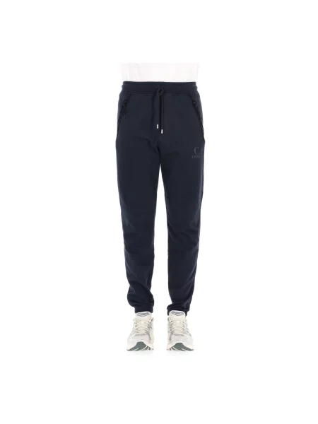 Joggery C.p. Company z kieszeniami na zamek niebieskie