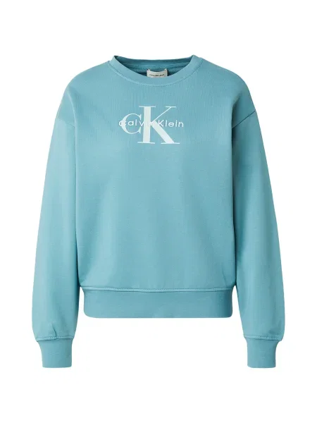 Geacă de blugi Calvin Klein Jeans albastru