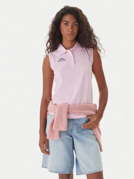 Kappa Polo majica Logo Tennis roza
