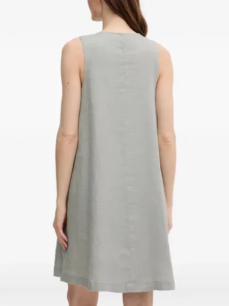 Rochie mini Benetton cu decolteu în V gri