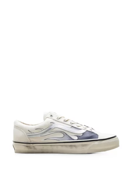 Sneakerși Vans Old Skool cu șireturi din dantelă alb