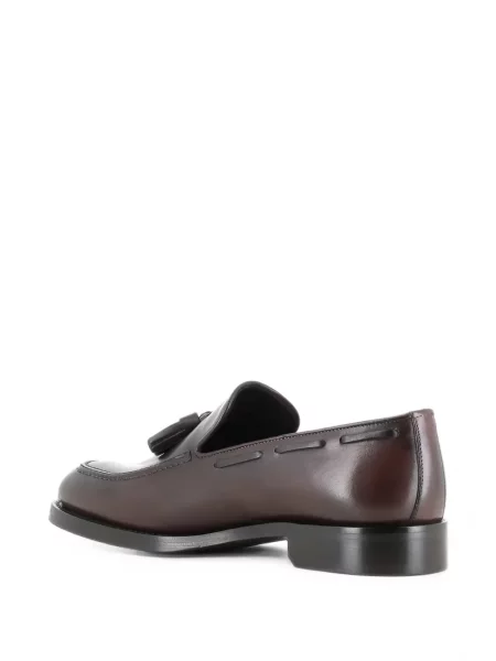 Pantofi loafer Tassinari din piele maro