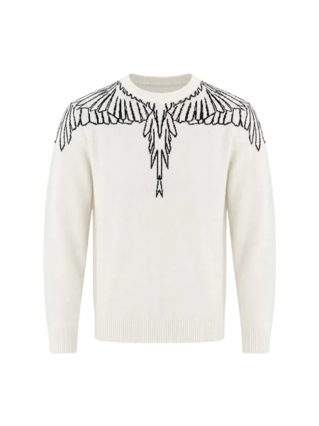 Sweter Marcelo Burlon wełniany biały