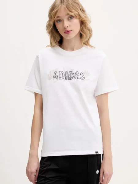 Tričko adidas bílé