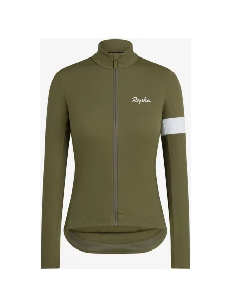 Kurtka Rapha Core Winter ciemnozielona XS biała