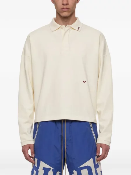 Lung tricou polo Rhude cu autograf