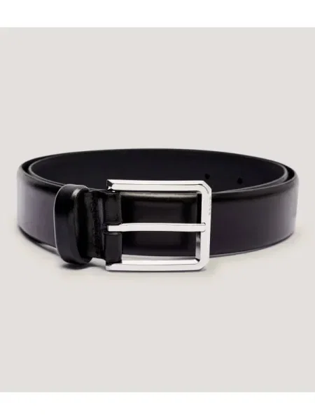 BOSS BLACK De piele curea Caleb negru