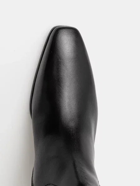 Кожаные сапоги Gant черные
