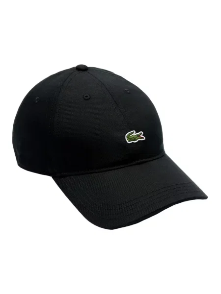 Lacoste czapka z daszkiem z aplikacją czarny
