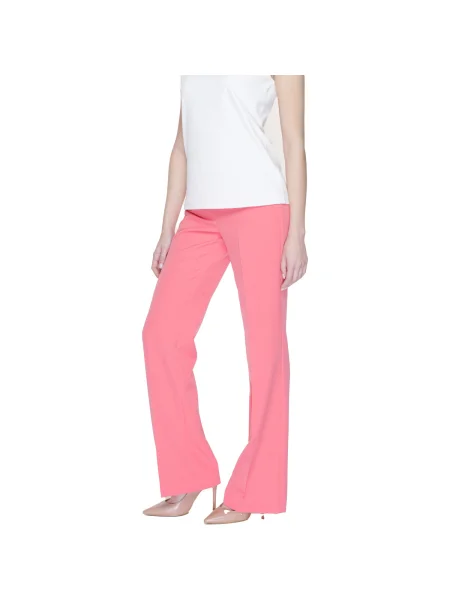 Pantaloni Silence alb