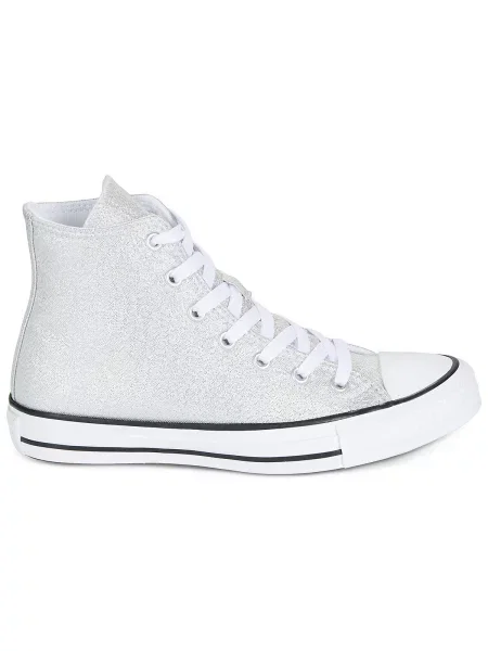 Členkové topánky Converse sivá