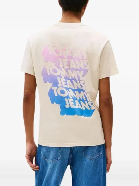 Tricou Tommy Jeans cu autograf