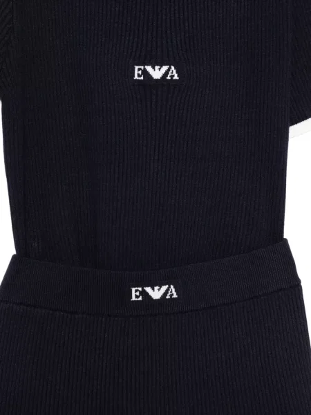 Spódnica dziecięca Emporio Armani niebieska
