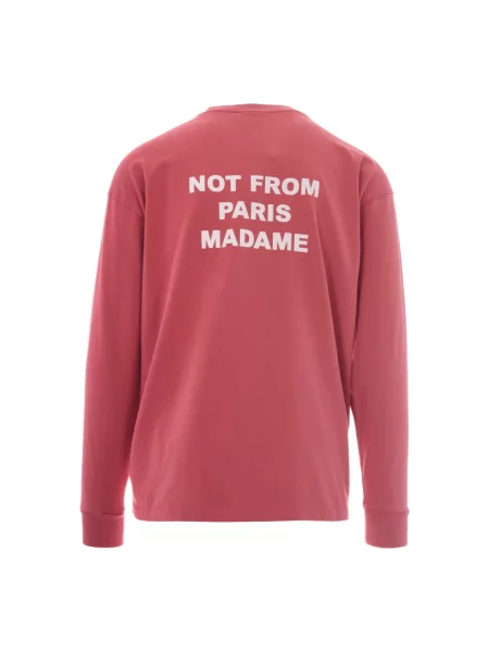 Drôle de Monsieur Slogan longsleeve różowa