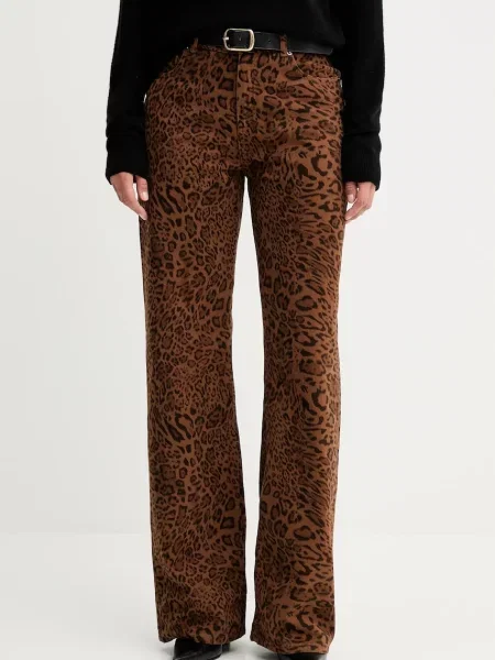 Twinset pantaloni de maro