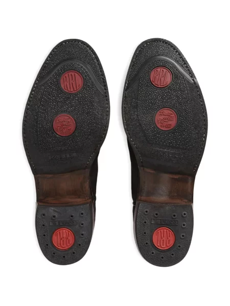 Botine Ralph Lauren Rrl din piele de căprioară negru