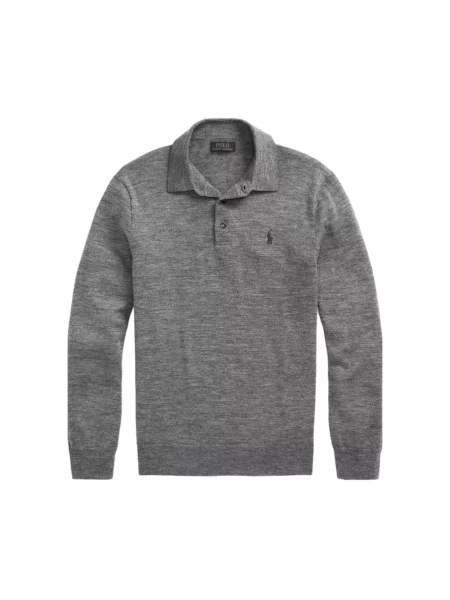 Polo Ralph Lauren Sweter ciemny szary