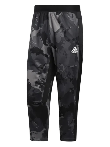 Велурен боди Adidas с принт на цветя розово