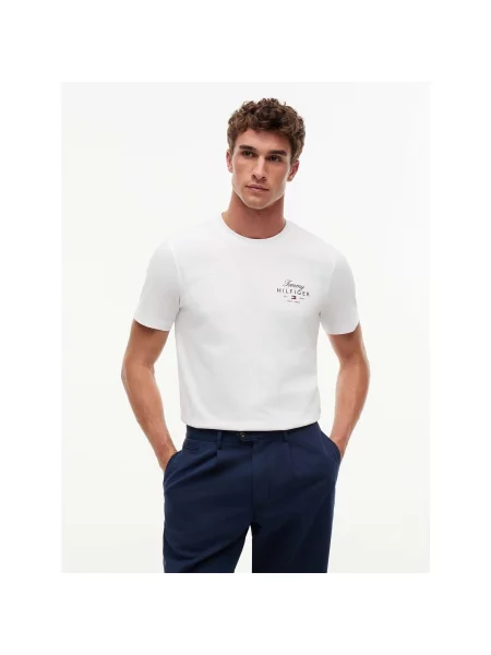 Tricou Tommy Hilfiger alb