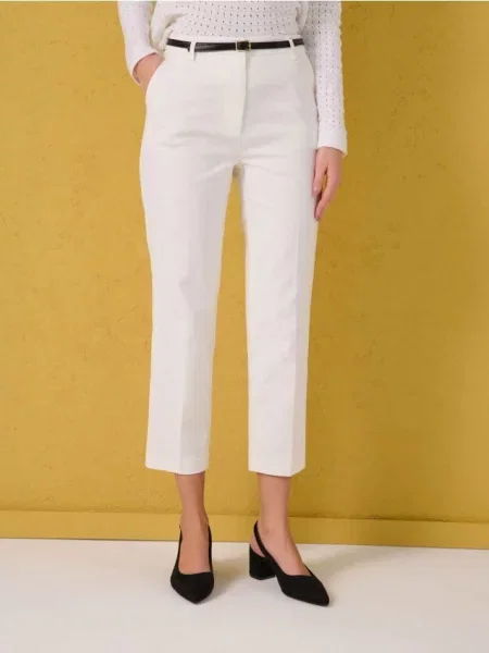 Штани chino з кремовий