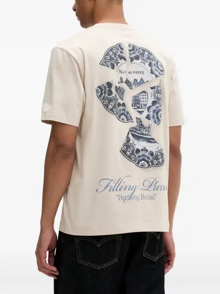 Tricou Filling Pieces cu imagine roz