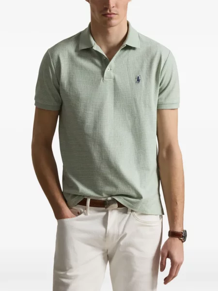 Τέντωμα καρό κιλότα Polo Ralph Lauren με κέντημα πράσινο
