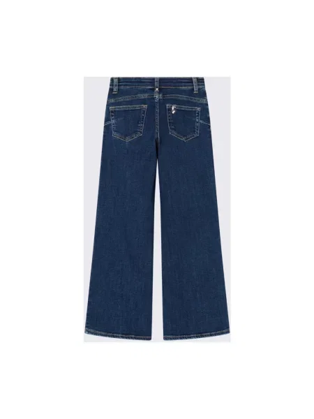 Jeansy straight leg Liu Jo niebieskie