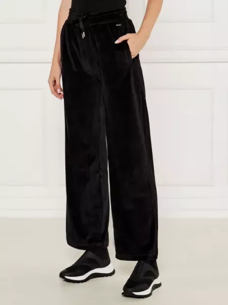 BOSS BLACK Jogger nadrág Velluto | flare fit fekete