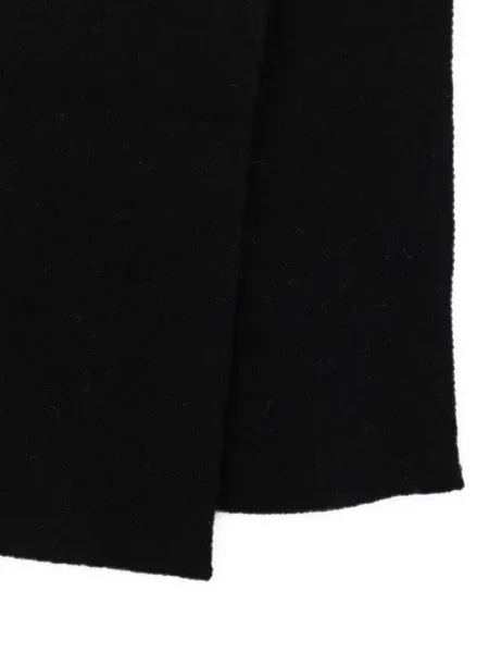 Fular Rick Owens tricotate negru