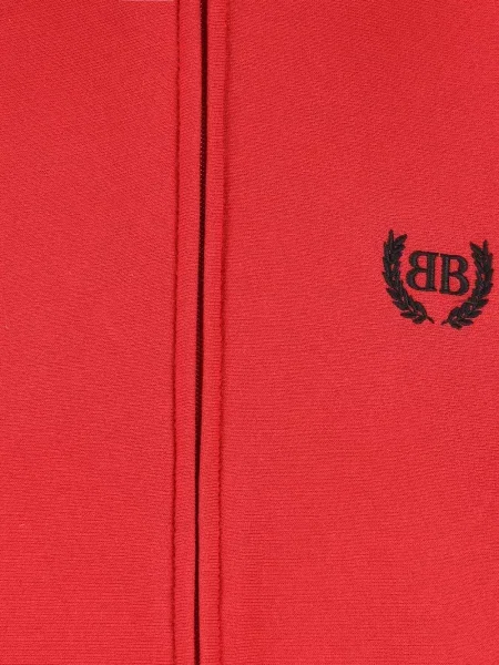 Hanorac Balenciaga cu broderie roșu