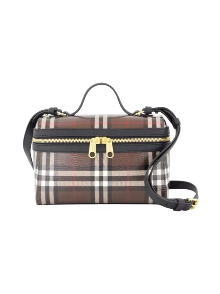 Torebka Burberry skórzana brązowa