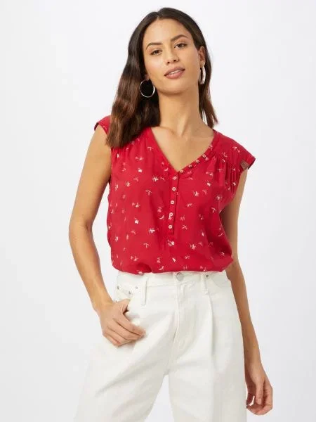 Ragwear Bluza SALTY siva / roza / rdeča / bela
