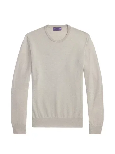 Pulover Ralph Lauren Purple Label din cașmir gri