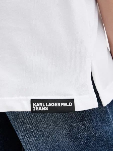 Футболка Karl Lagerfeld Jeans бежевая