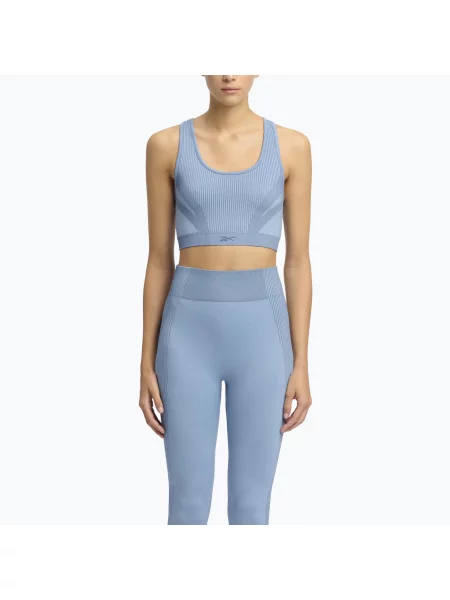 Biustonosz treningowy Reebok Rbk Lab Seamless upgrade blue niebieski