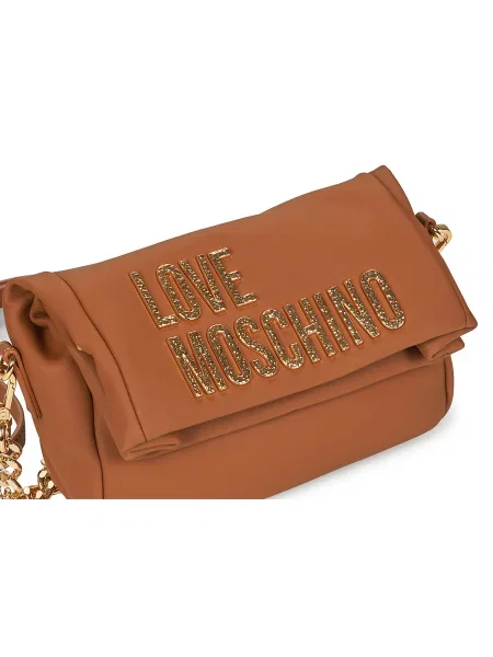 Kabelka Love Moschino hnedá
