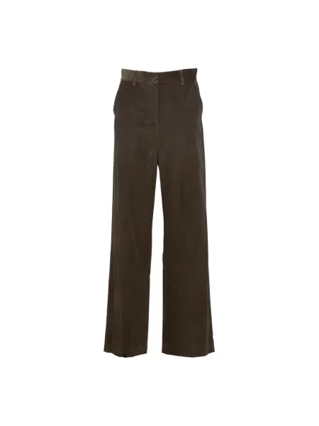 Spodnie Weekend Max Mara brązowe