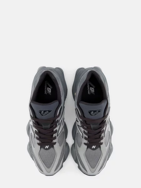 Кожаные повседневные кроссовки New Balance 990 серые